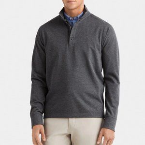 Rhone Faroe Island Wool Pullover Dark Charcoal Heather Large